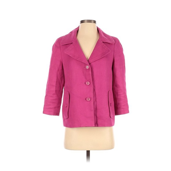 Talbots Jackets & Blazers - TALBOTS LINEN blazer— PETITES LENGTH